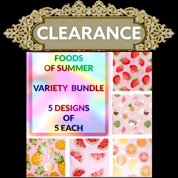 Other - 25 10X13 FOOD Bundle Poly Mailer CLEARANCE